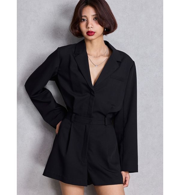 GYDA「ジャケットデザインロンパース」|オールインワン|