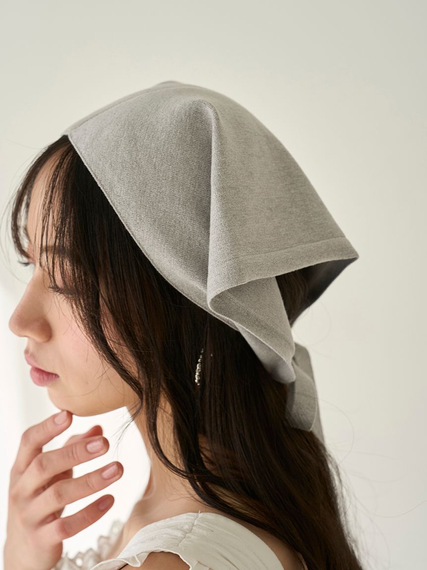 SNIDEL「ニットバンダナ」|バンダナ・スカーフ|