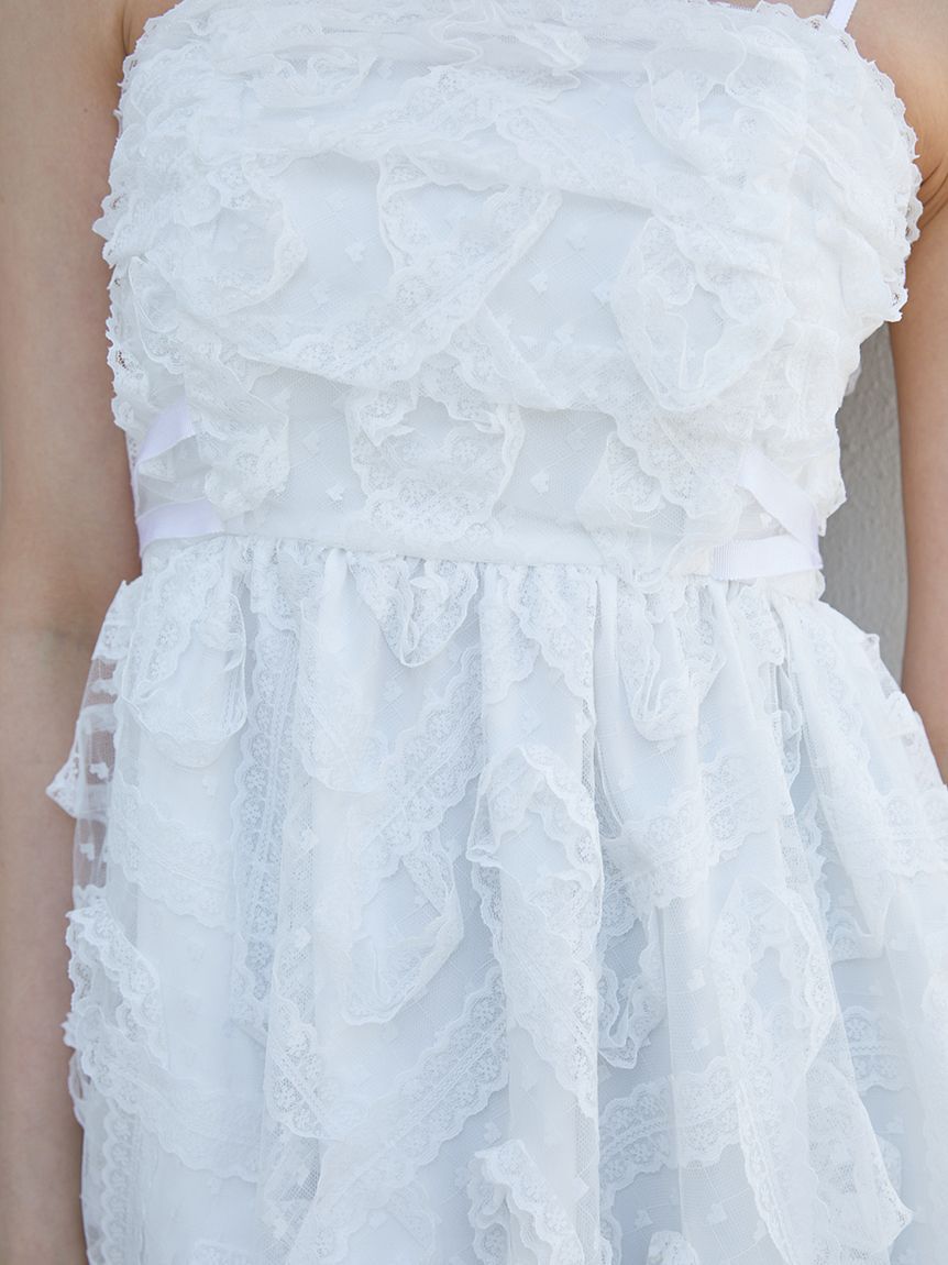 SNIDEL「チュールペプラムブラウス」|シャツ・ブラウス|