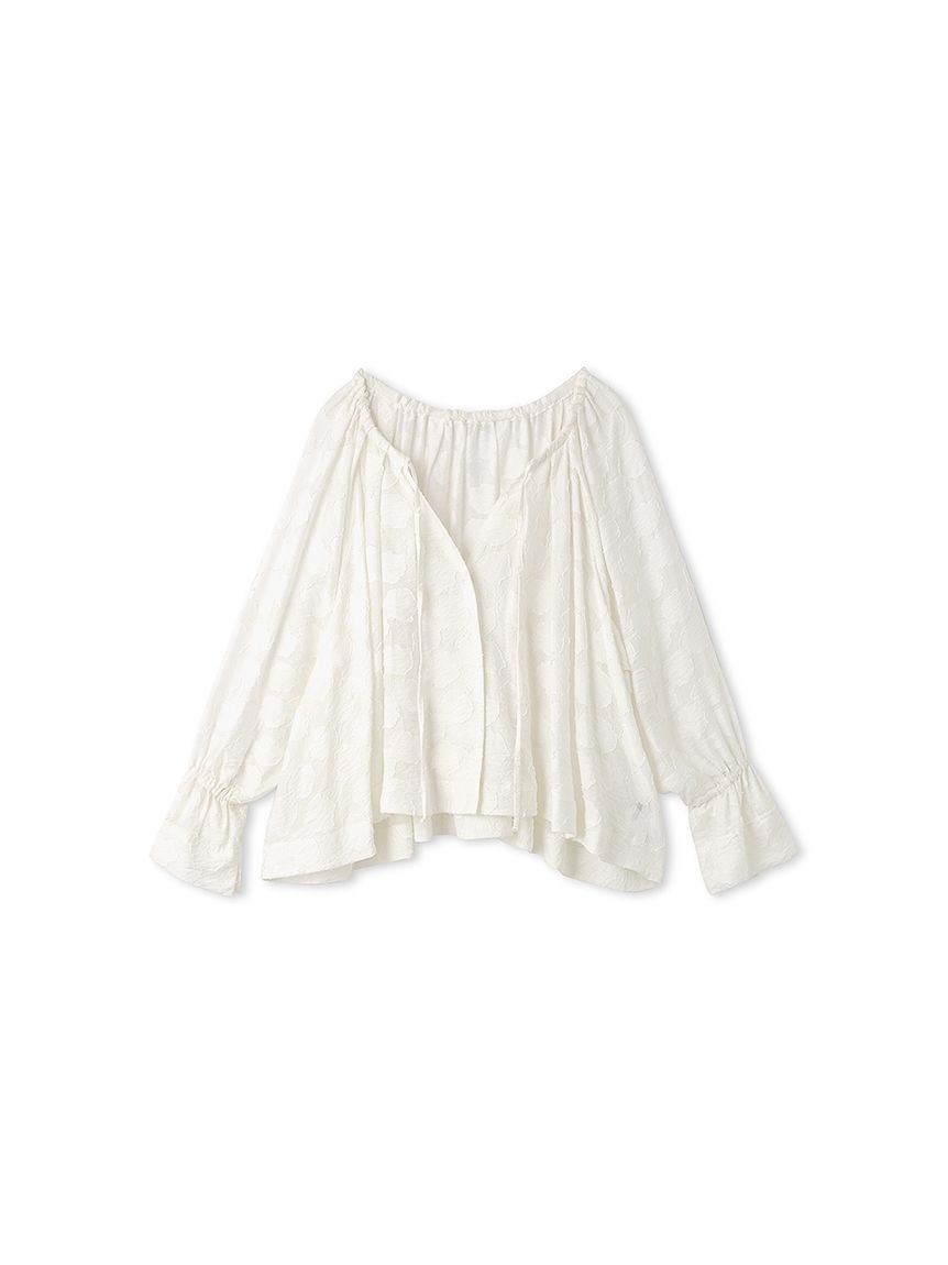 styling/「カットジャガード2WAYブラウス」|シャツ・ブラウス|