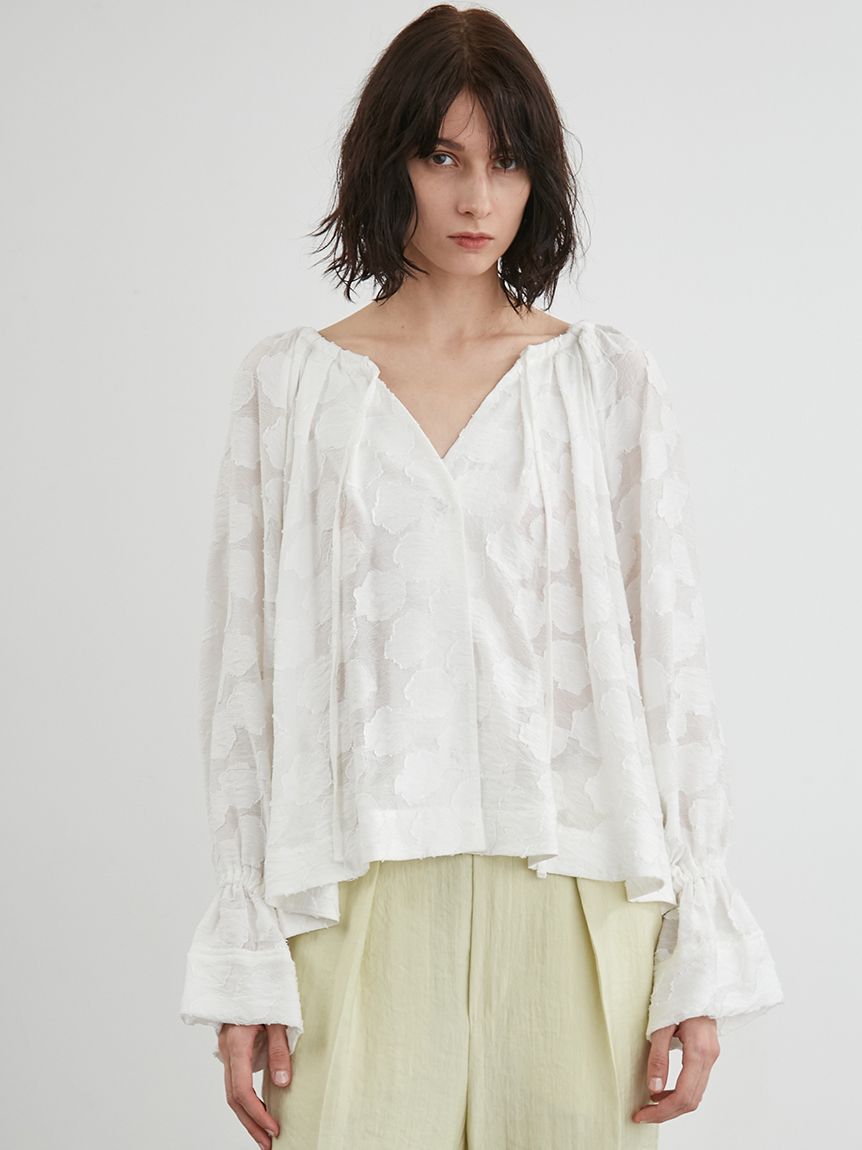 styling/「カットジャガード2WAYブラウス」|シャツ・ブラウス|