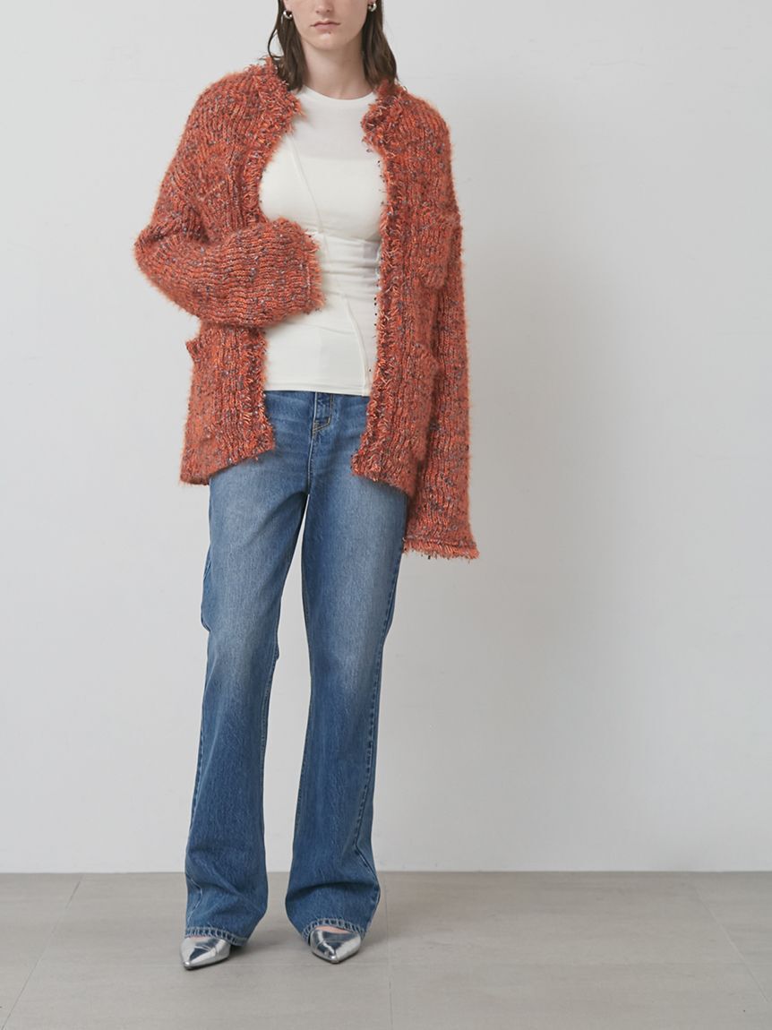 styling/「ミックスツイードカーディガン」|カーディガン|