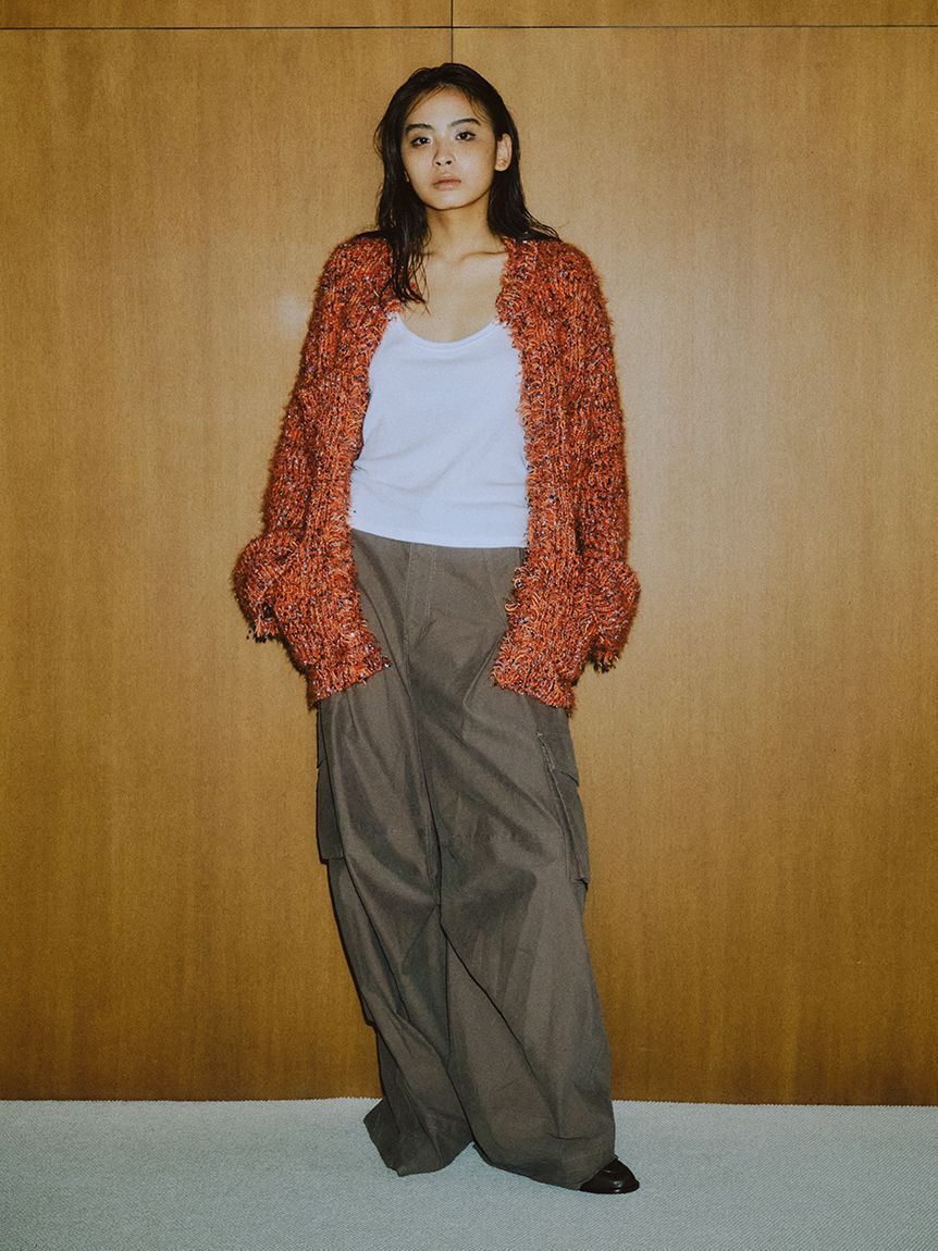 styling/「ミックスツイードカーディガン」|カーディガン|