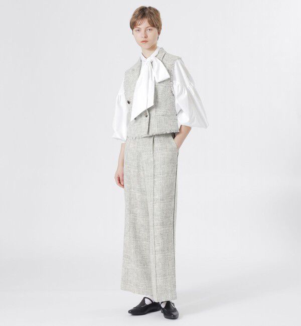  「ボリュームスリーブスカーフブラウス」|シャツ・ブラウス|