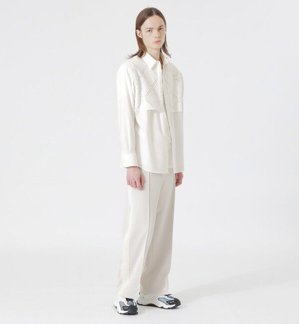  「コードレースコンビシャツ」|シャツ・ブラウス|