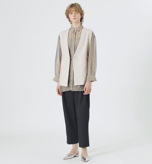  「ノーカラージレ」|ベスト・ジレ|