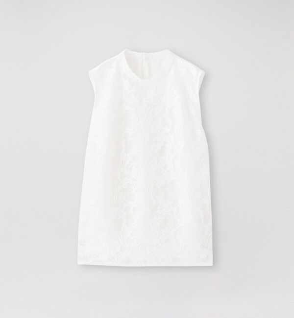  「ノースリーブレースブラウス」|シャツ・ブラウス|ホワイト