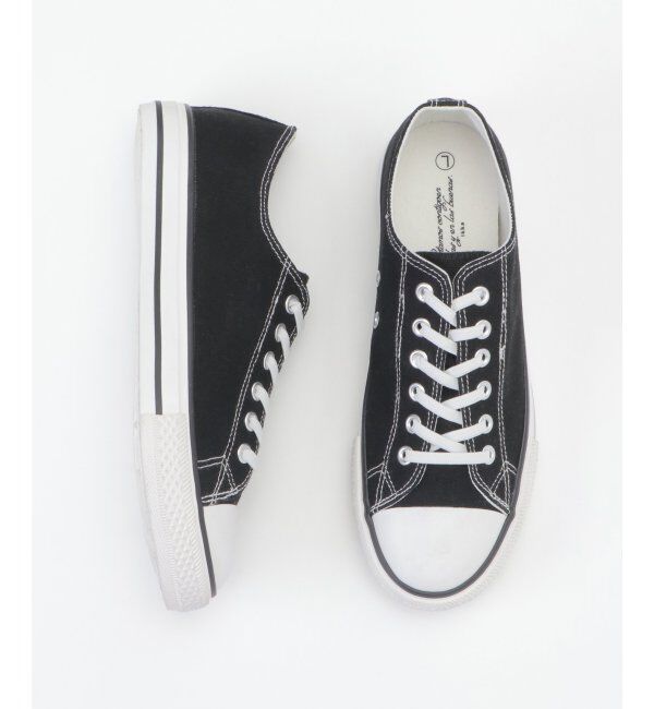 ikka「ハッスイキャンバススニーカー」|スニーカー|ブラック