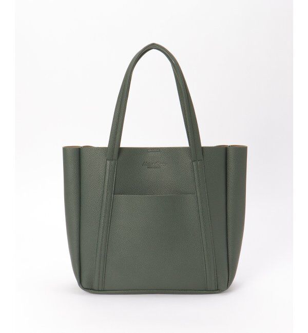 ikka「シュリンクポケ付きトートバッグ」|その他|ダークグリーン