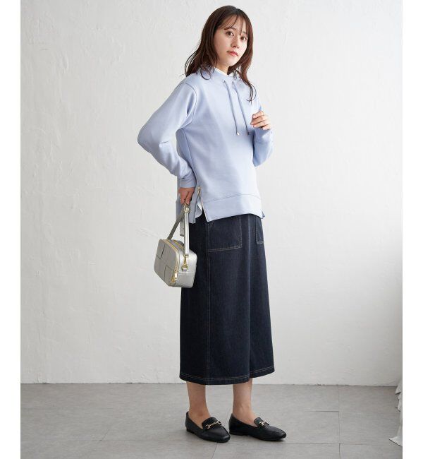 ikka「GOKU楽カノコダンボールプルオーバー」|パーカー|