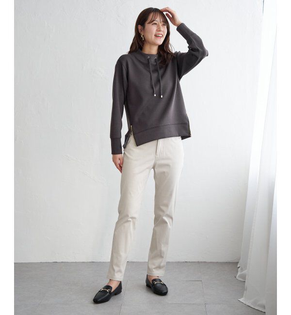 ikka「GOKU楽カノコダンボールプルオーバー」|パーカー|