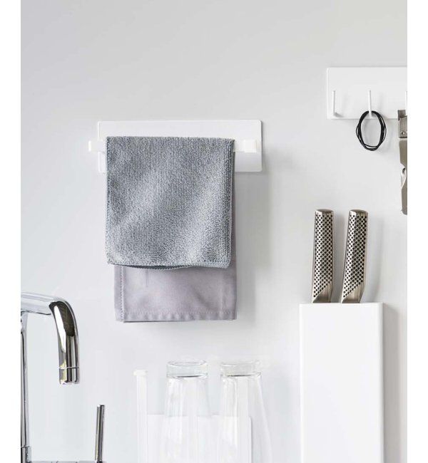 Lbc with Life「tower マグネット布巾ハンガースリム」|食器・キッチングッズ|