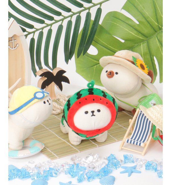 Lbc with Life「PLUFFY かぶりもの スイカパンツセット」|クッション・クッションカバー|