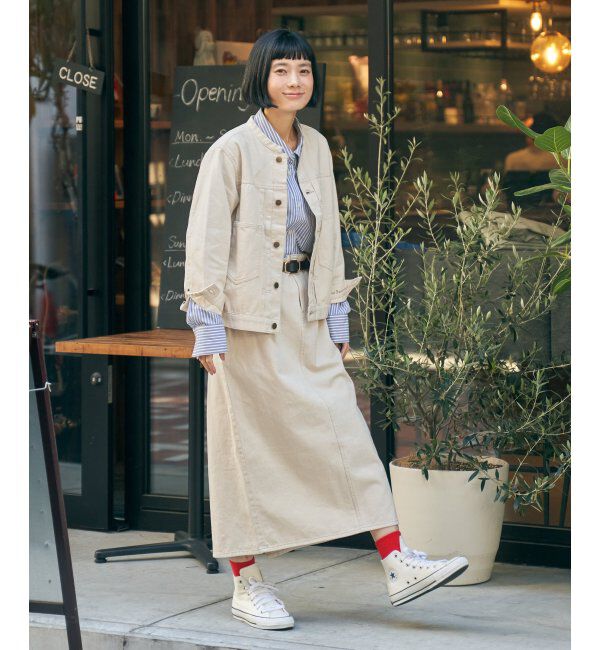 Lbc with Life「LBC ステッチナロースカート」|スカート|