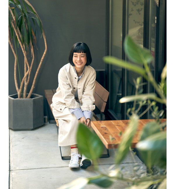 Lbc with Life「LBC ステッチナロースカート」|スカート|