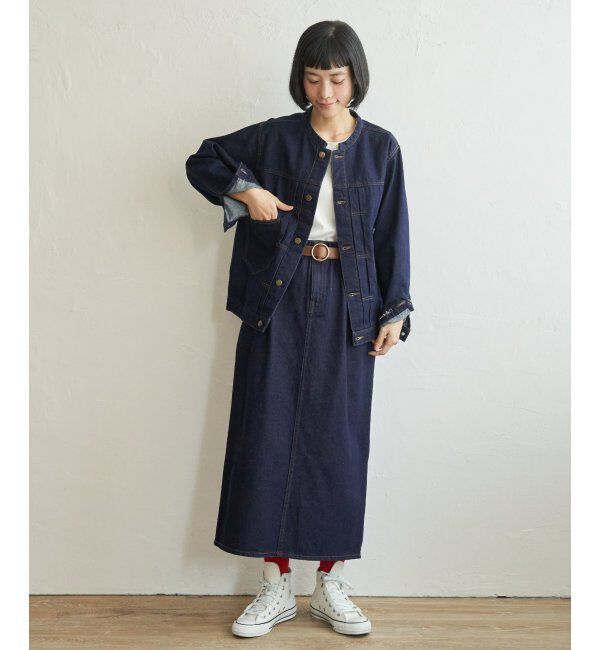 Lbc with Life「LBC ステッチナロースカート」|スカート|