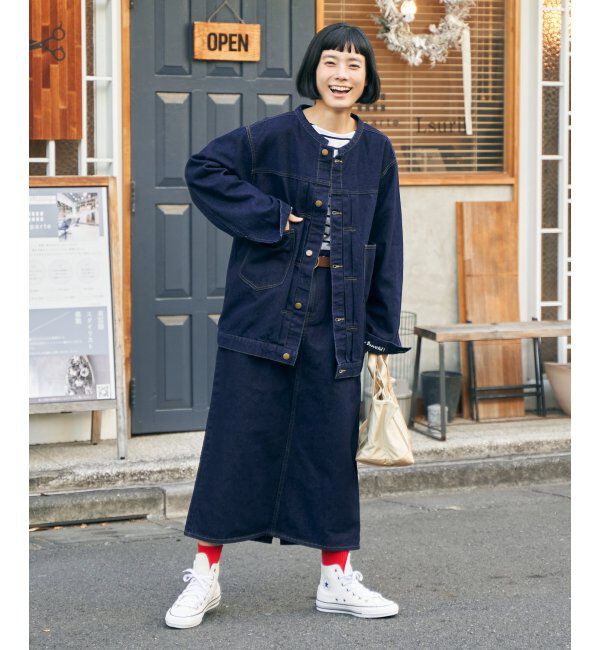 Lbc with Life「LBC ステッチナロースカート」|スカート|