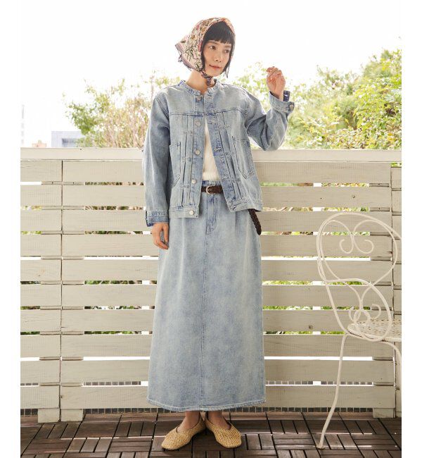 Lbc with Life「LBC ステッチナロースカート」|スカート|