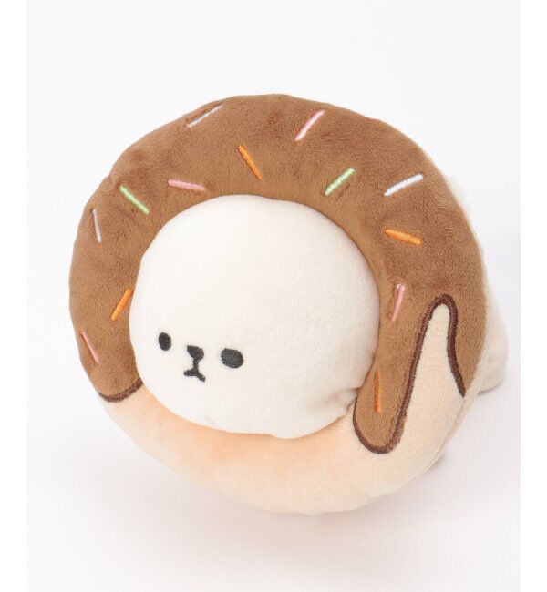 Lbc with Life「PLUFFY かぶりもの オールドファッションチョコ」|クッション・クッションカバー|