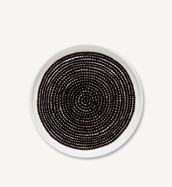 Marimekko「Rasymatto プレート 13.5cm」|その他|ホワイト&times;ブラック