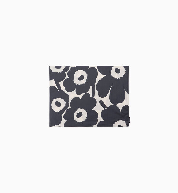 Marimekko「Pieni Unikko プレイスマット」|その他|ブラック&times;ホワイト