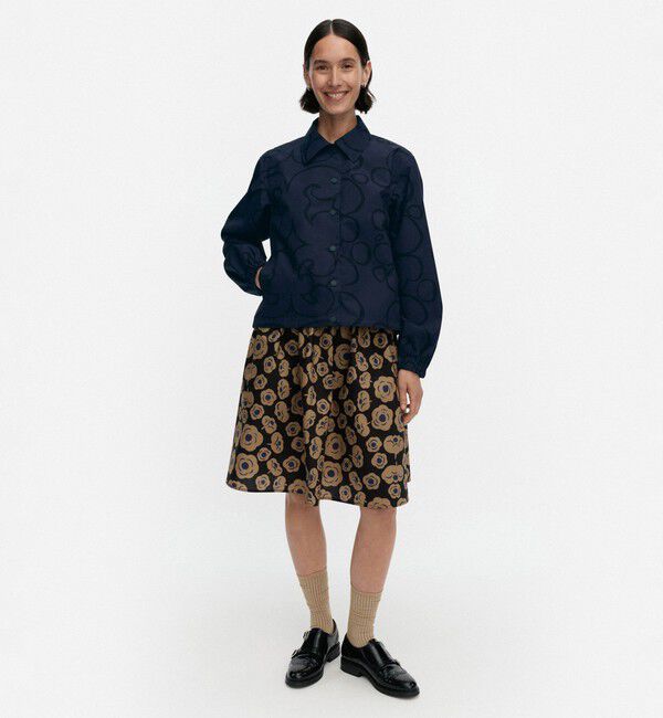 Marimekko「Luonne Keidas コート」|その他|ダークブルー