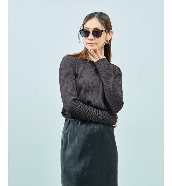  「ウェリントン型 サングラス ラバーテンプル ずれ落ち防止｜カラーレンズ ｜紫外線対策 UVカット｜Zoff 」|サングラス|