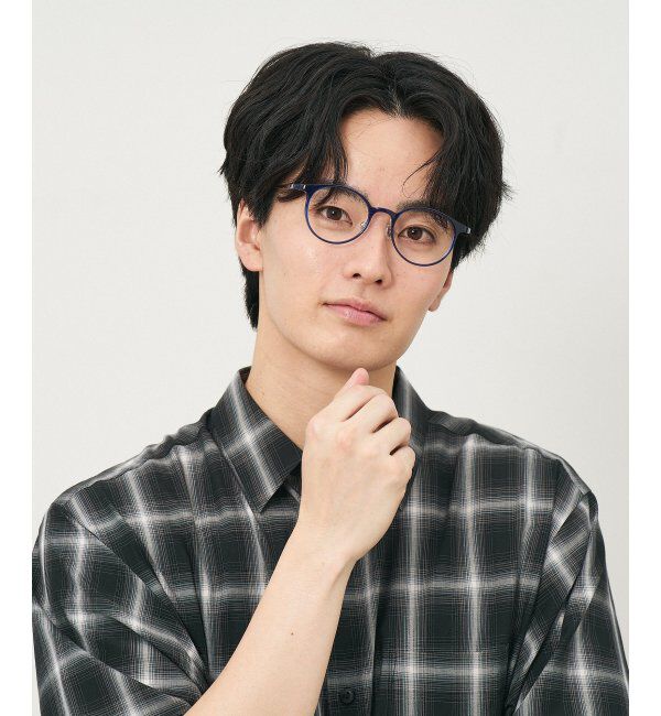  「ボストン型 メガネ｜クリアカラー｜伊達メガネ 度付きメガネ｜ユニセックス  レンズ交換券付」|メガネ|