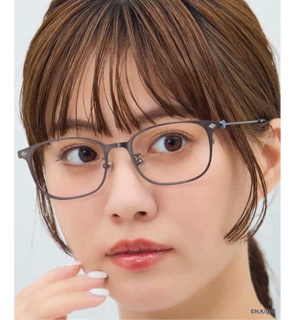  「Zoff｜五等分の花嫁＊ 中野三玖モデル[ご予約限定特典アクリルスタンド付き] レンズ交換券付」|メガネ|