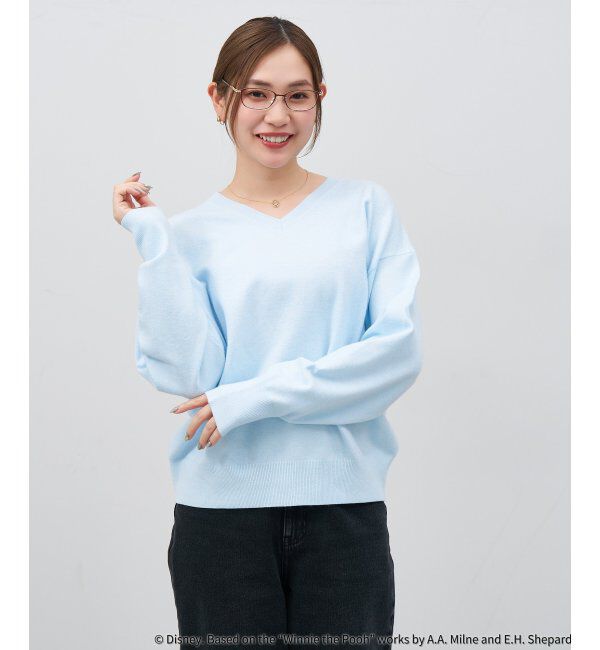  「 ウェリントン型 メガネ | 軽量、眼鏡、くまのプーさん Zoff  レンズ交換券付 レンズ交換券付」|メガネ|