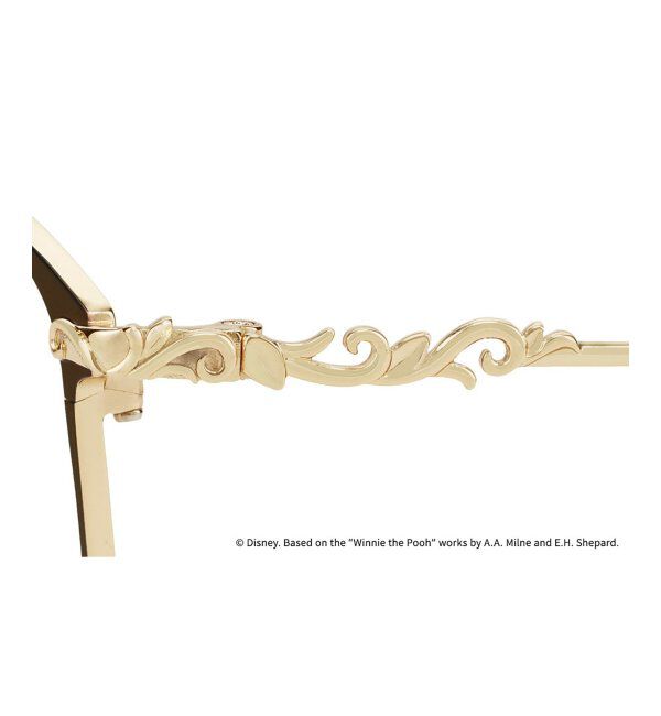  「 ウェリントン型 メガネ | 軽量、眼鏡、くまのプーさん Zoff  レンズ交換券付 レンズ交換券付」|メガネ|