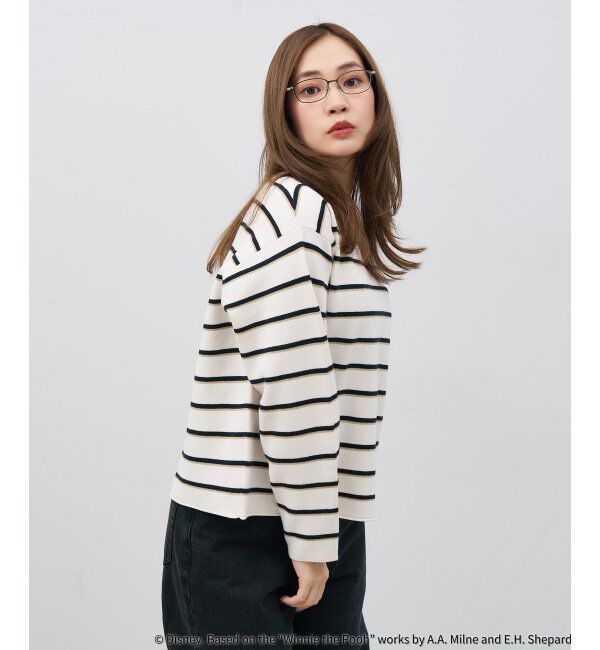  「 ウェリントン型 メガネ | 軽量、眼鏡、くまのプーさん Zoff  レンズ交換券付 レンズ交換券付」|メガネ|オリーブ