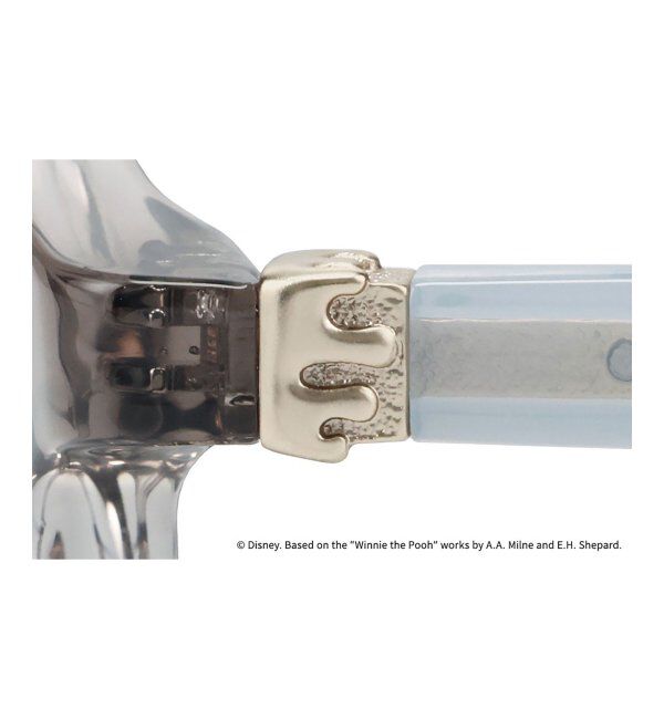  「 ボストン型 メガネ | 軽量、伊達めがね、読書、くまのプーさん Zoff  レンズ交換券付 レンズ交換券付」|メガネ|