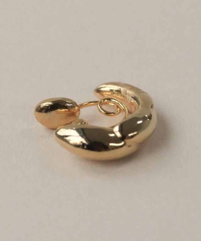  「Bubbloop ひねり風イヤリング ノンホールピアス」|イヤリング|
