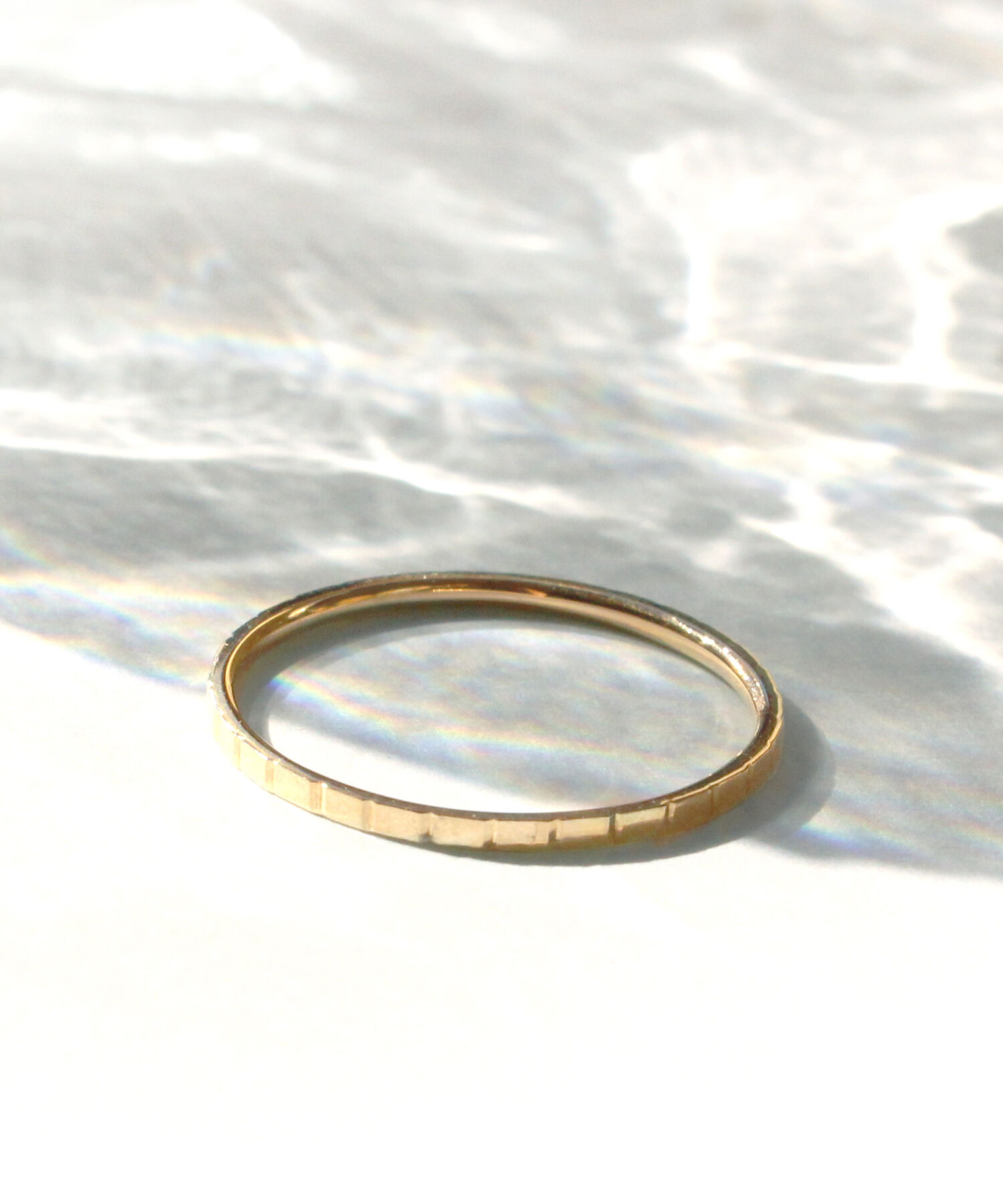 JUPITER「【K10】スリムリング/ゴールド」|リング|