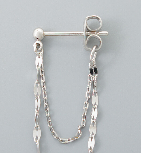 JUPITER「【WEB限定】SV925チェーンフープピアス」|ピアス|