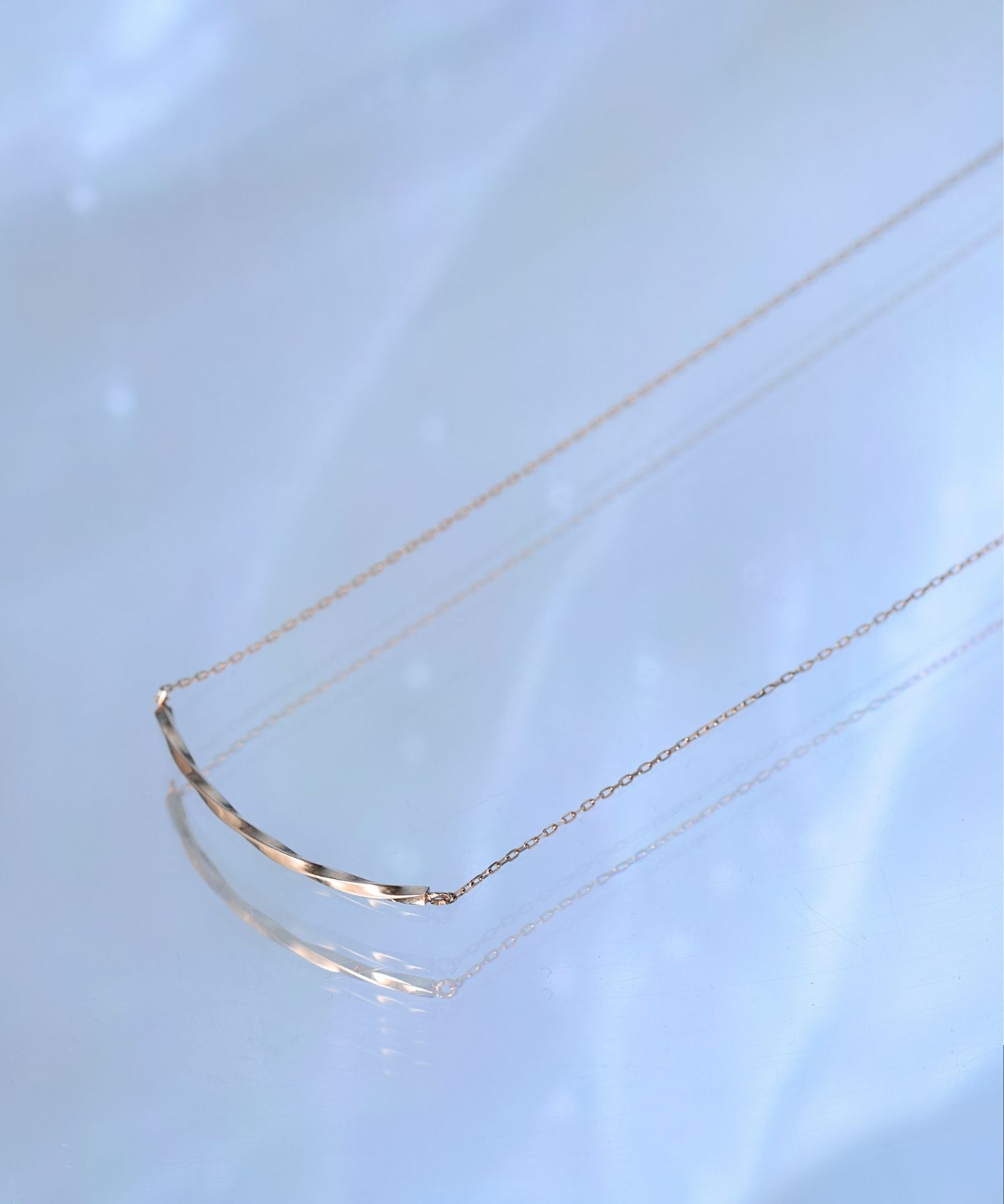 JUPITER「【K10】ツイストバーネックレス」|ネックレス|