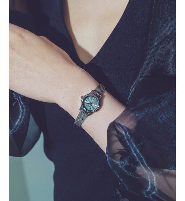 ete「ソーラーウォッチ メッシュベルト」|腕時計|