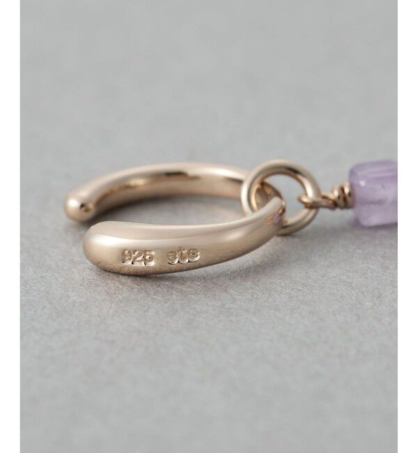 ete「ナチュラルストーン ツイストカット イヤリング」|イヤリング|