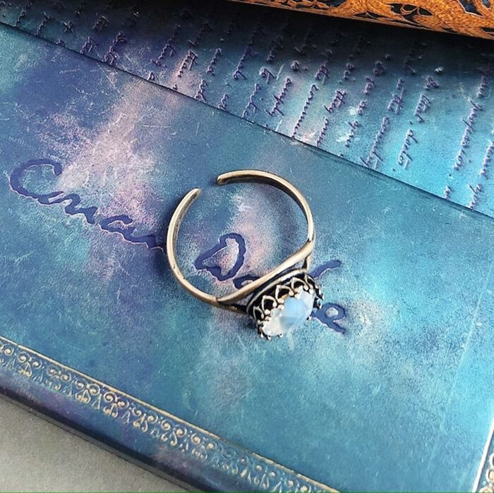 BACKYARD FAMILY「指輪 フリーサイズ 通販 ガラスビーズ 真鍮製 リング 重ね付け サイズ調節可能」|その他|