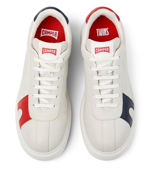 CAMPER「[カンペール] TWINS / レザースニーカー」|スニーカー|ホワイト