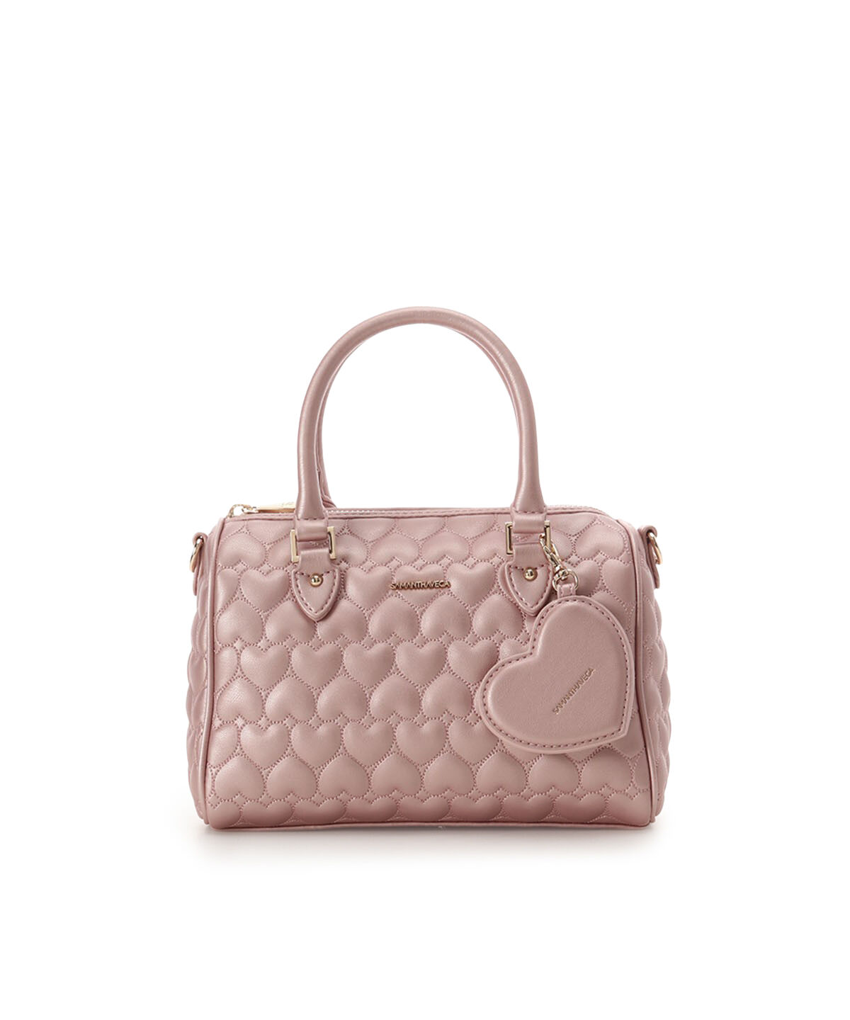 Samantha Vega「■ｵﾝﾗｲﾝｼｮｯﾌﾟ&一部店舗限定■ｴﾀｰﾅﾙﾊｰﾄｷﾙﾄﾐﾆﾎﾞ」|ボストンバッグ|ピンク