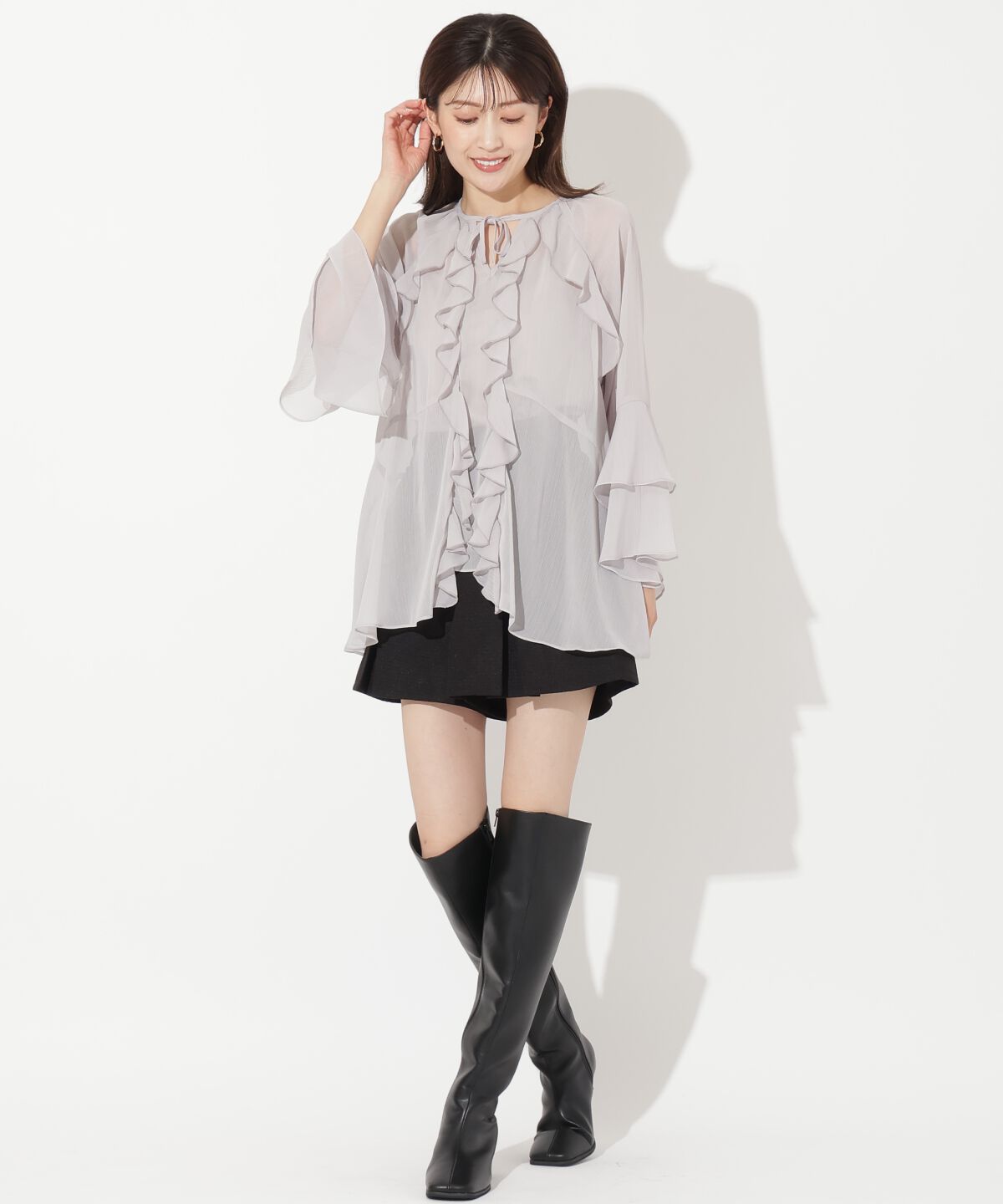 アンドクチュール「バタフライチュニック」|チュニック|