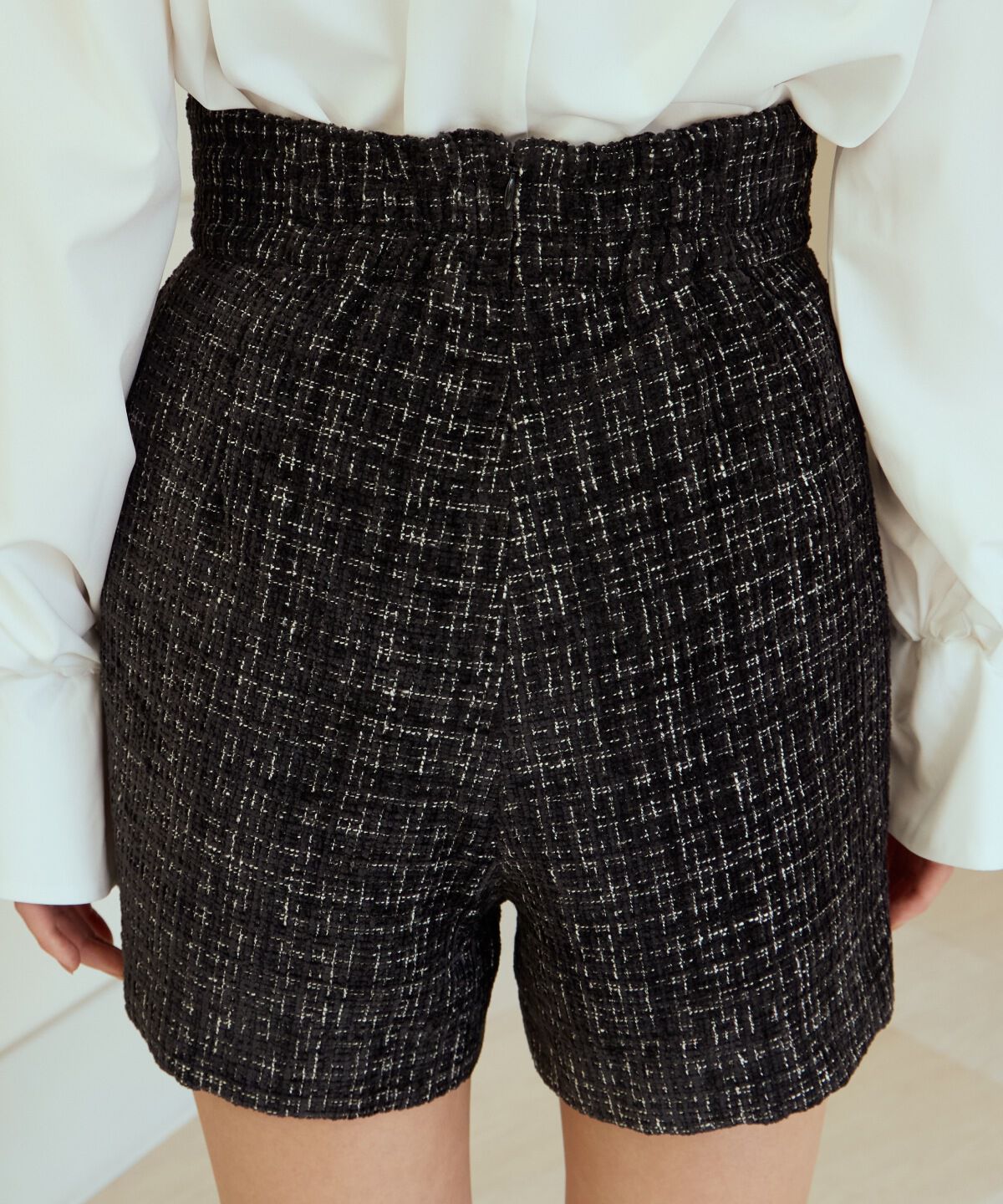 アンドクチュール「ツイードショートパンツ」|キュロット|