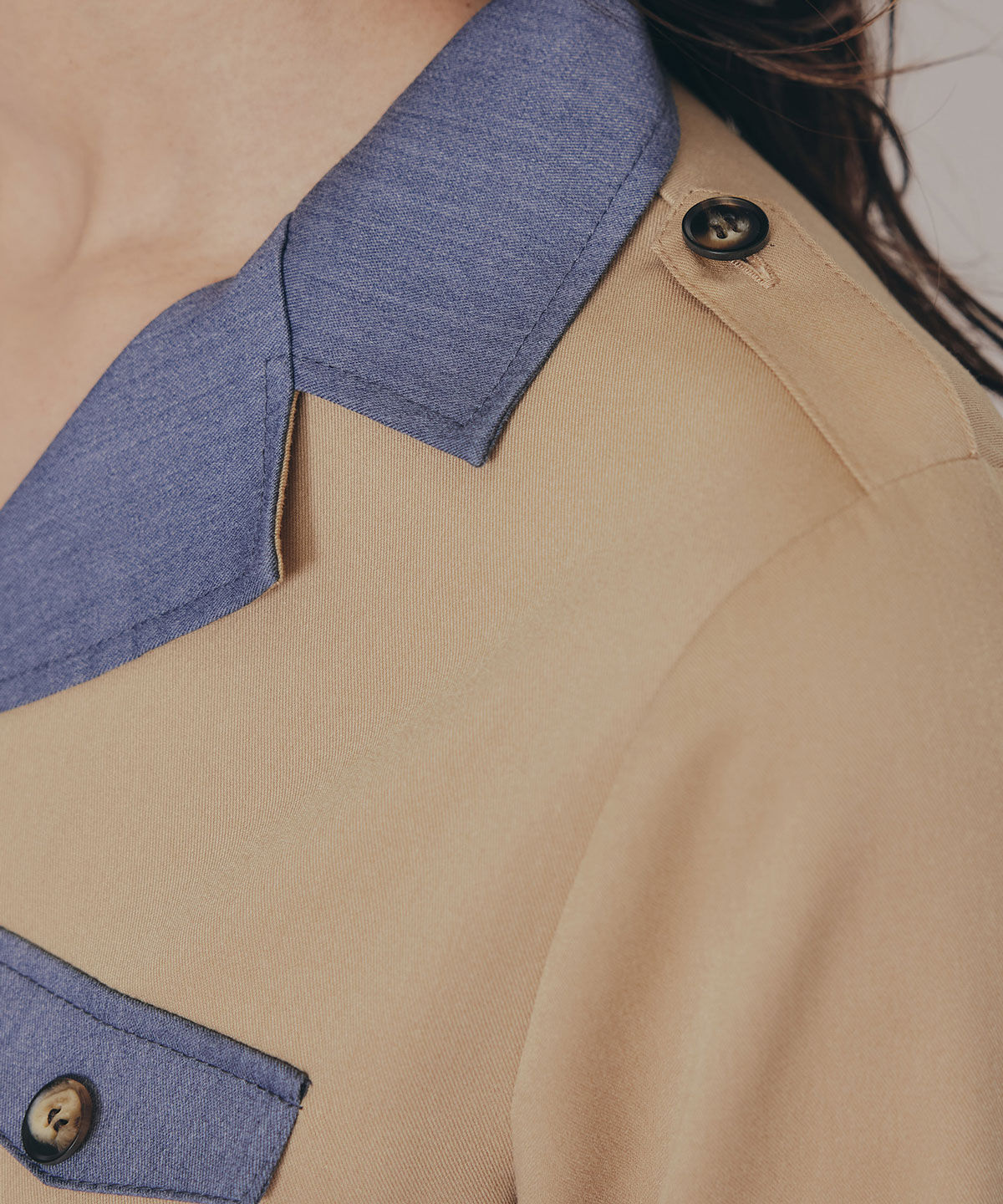 REDYAZEL「バイカラーベルトショートオールインワン」|オールインワン|