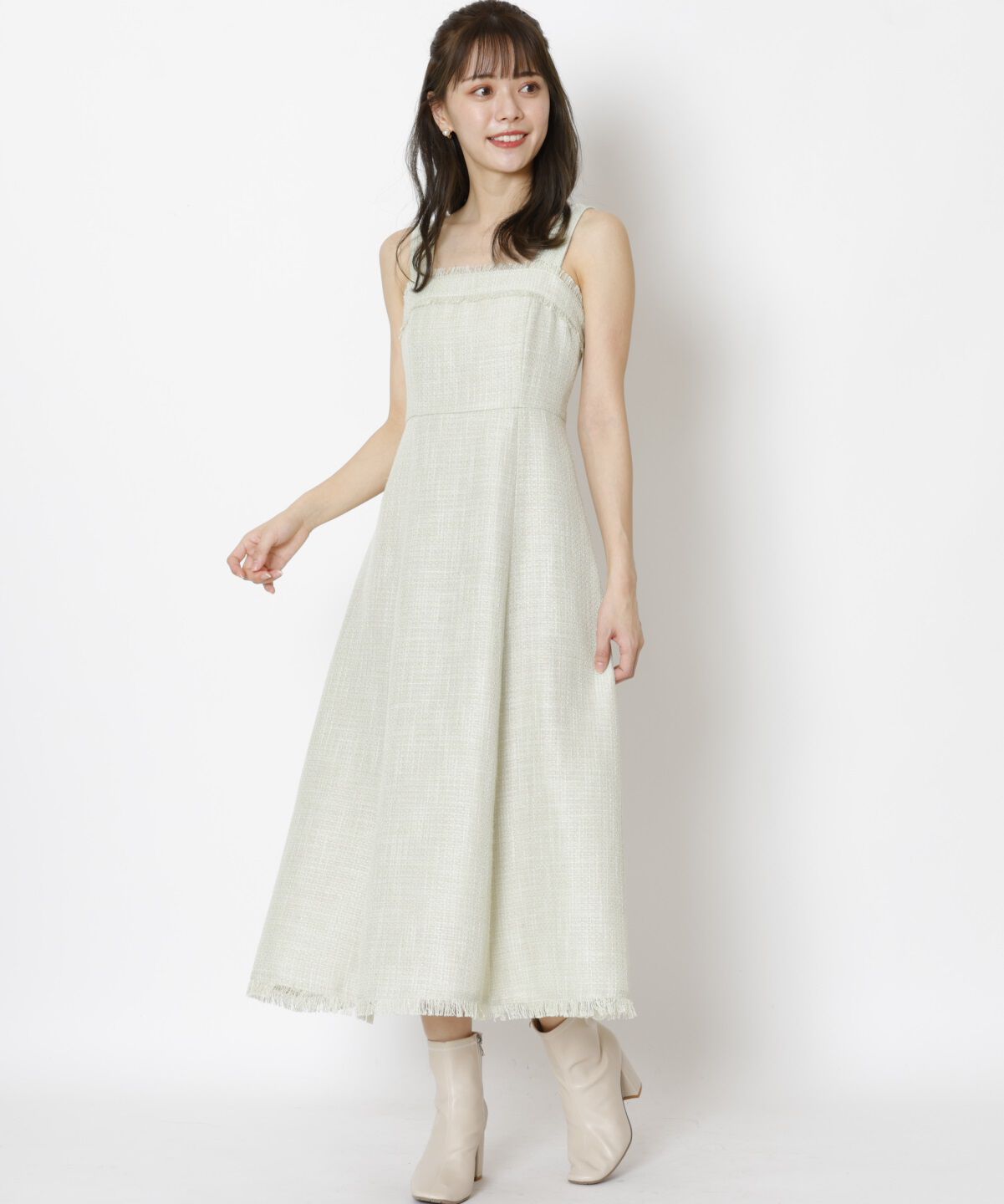 WILLSELECTION「ツィードジャケットワンピースセット」|ワンピース|