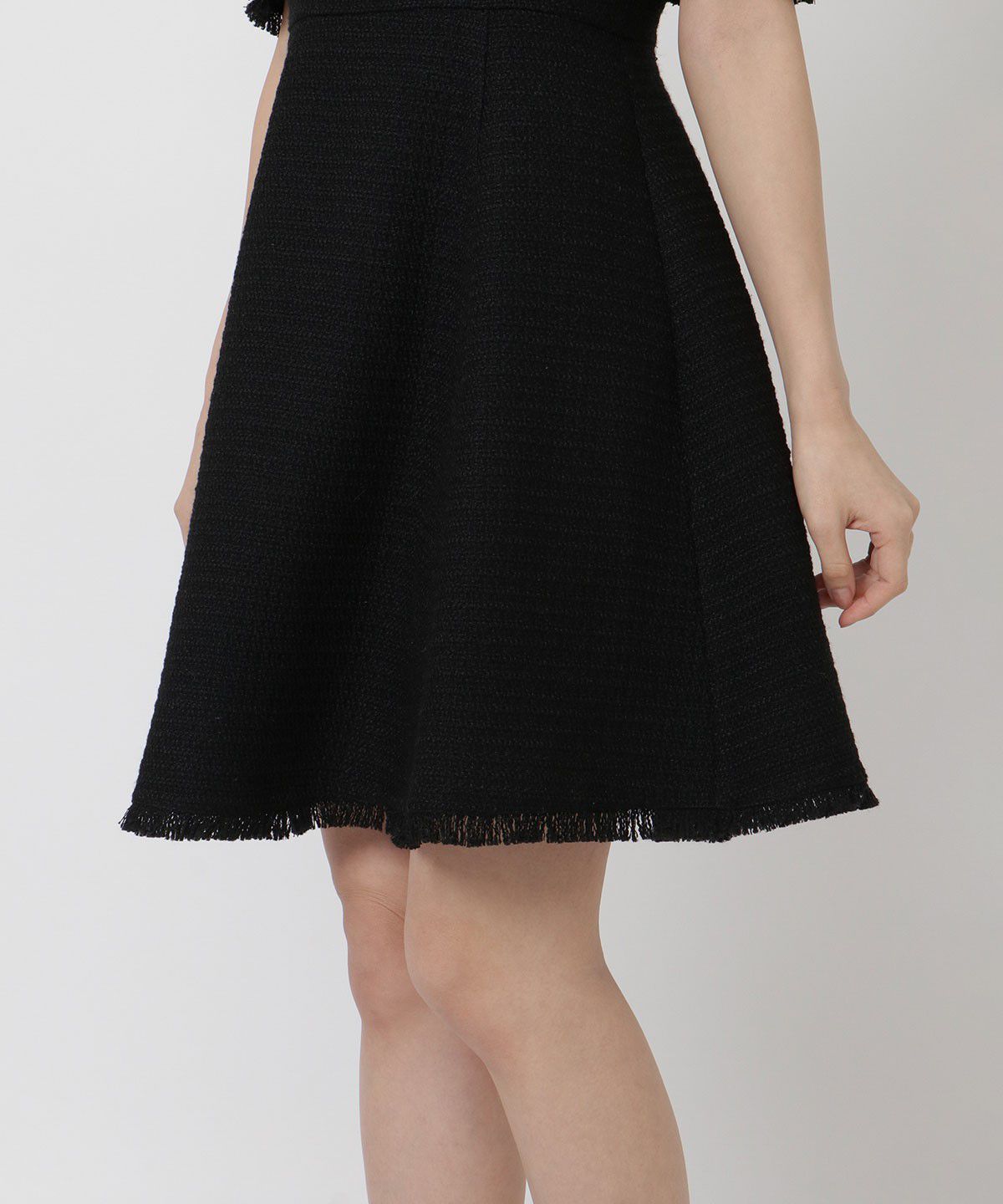 WILLSELECTION「ツィードフリンジミニワンピース」|ワンピース|
