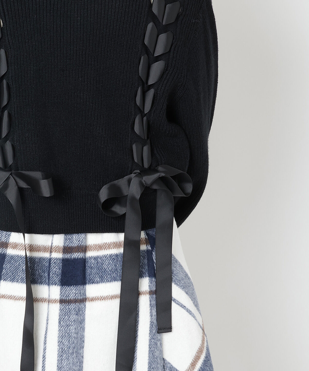 WILLSELECTION「バックレースアップカーディガン」|カーディガン|