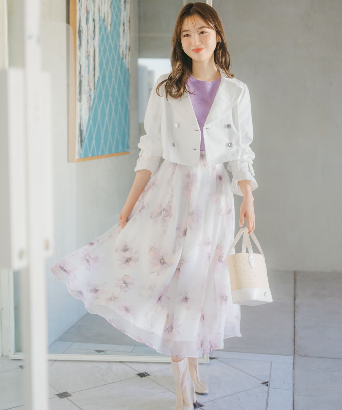 WILLSELECTION「デニムWボタンジャケット」|デニムジャケット|