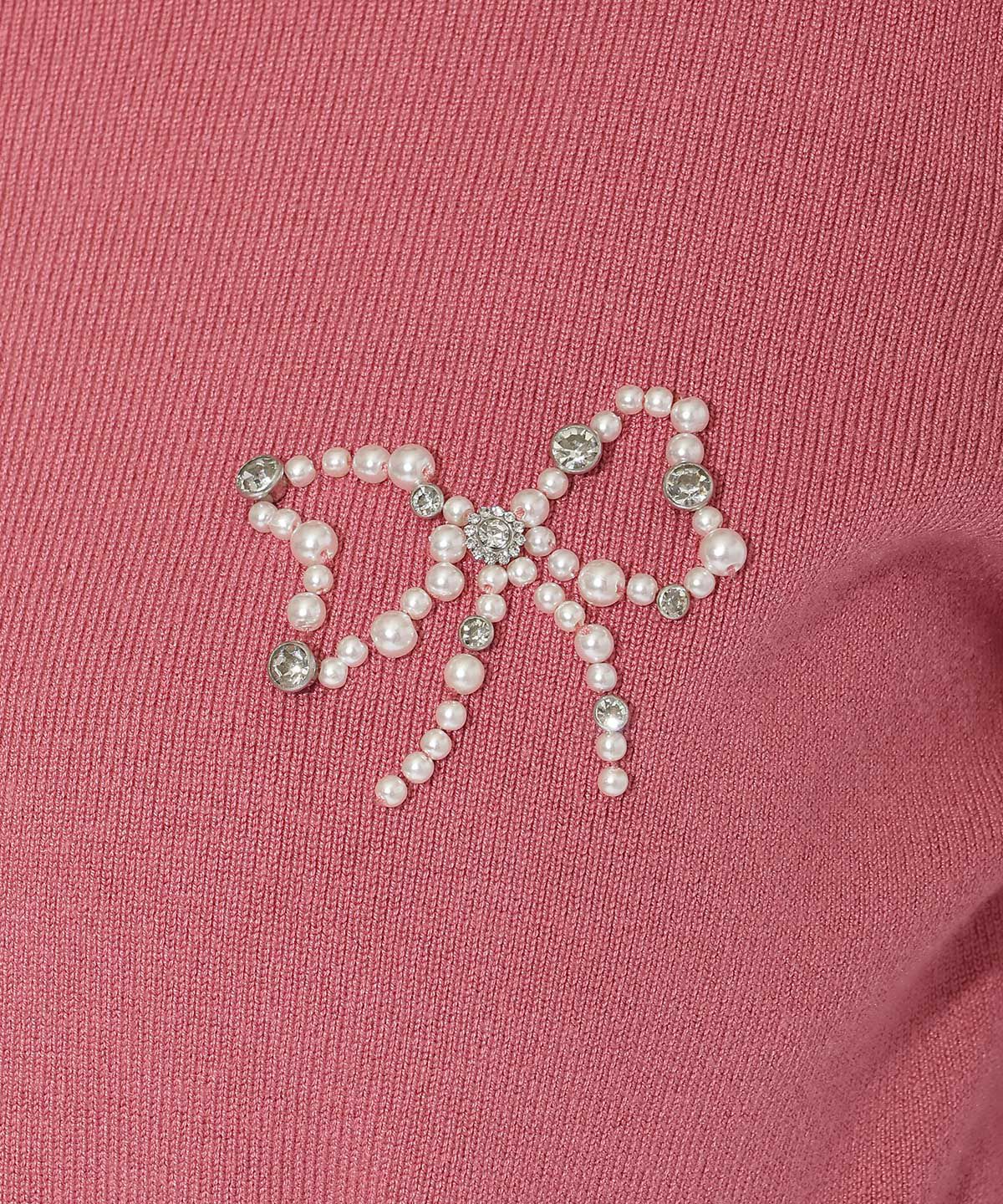 WILLSELECTION「リボンモチーフニットプルオーバー」|ニット・セーター|